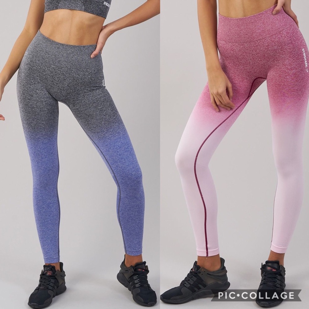 SOLD 💢 LOT OF 2 Gymshark Ombré Seamless Leggings